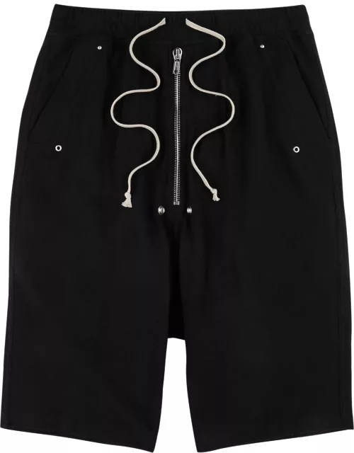Rick Owens Bela Cotton Shorts - Black