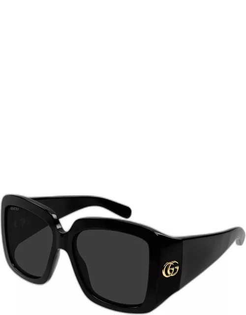 GG Plastic Rectangle Sunglasse