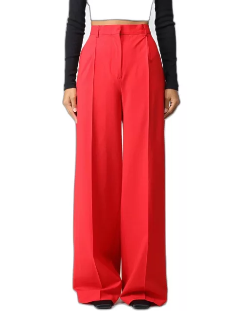 Trousers MSGM Woman colour Red