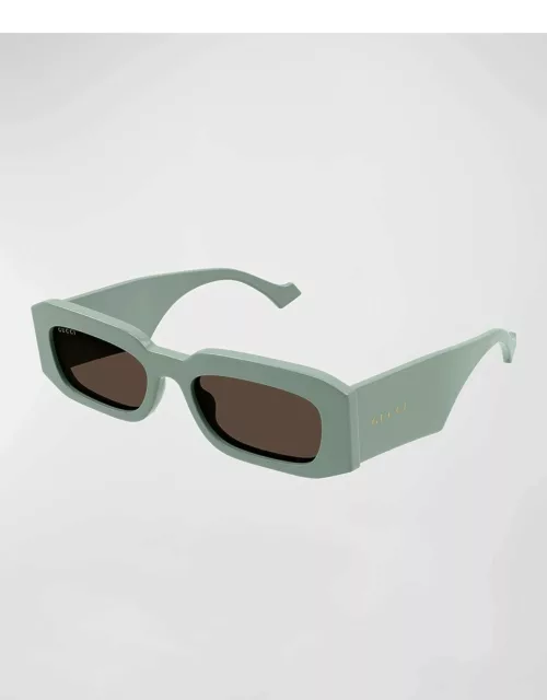 Men's GG1426Sm Acetate Rectangle Sunglasse