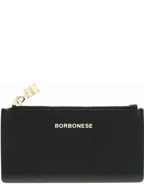 Borbonese Medium Leather Card Holder