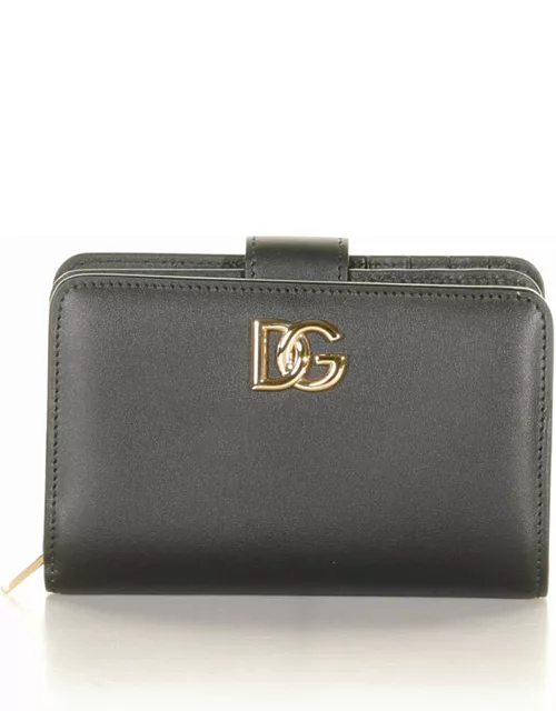 Dolce & Gabbana Continental Wallet With Logo