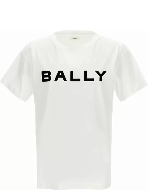 Bally Flocked Logo T-shirt