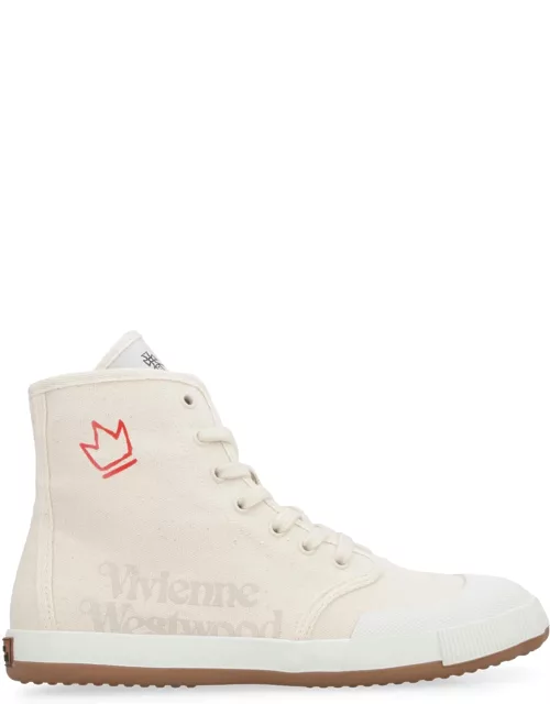 Vivienne Westwood Animal Gym Canvas High-top Sneaker