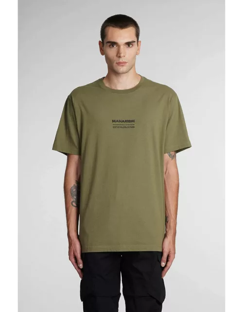 Maharishi T-shirt In Green Cotton