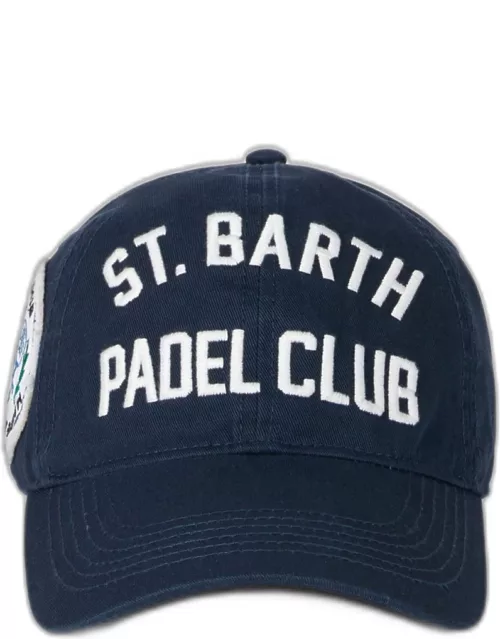 MC2 Saint Barth Baseball Cap With St. Barth Padel Club Embroidery