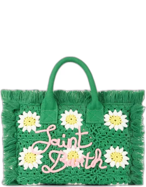 MC2 Saint Barth Colette Handbag With Crochet Flower Patche