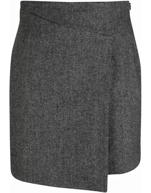 Federica Tosi Asymmetric Midi Skirt