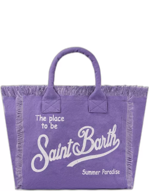 MC2 Saint Barth Vanity Purple Canvas Shoulder Bag