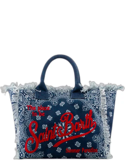 MC2 Saint Barth Vanity Shoulder Bag With Embroidery