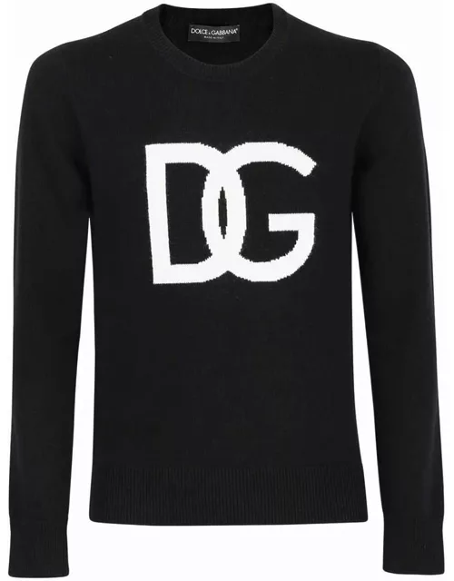 Dolce & Gabbana Wool Logo Sweater