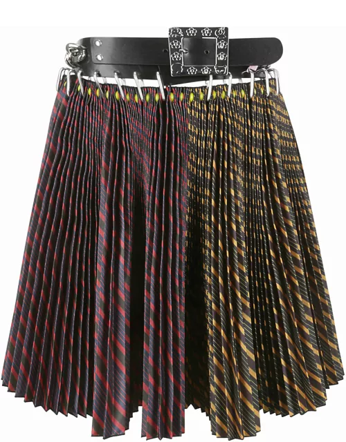 Chopova Lowena Fugen Knee Carabiner Skirt