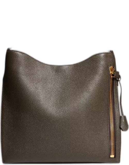 Alix Hobo Large in Grained Leather