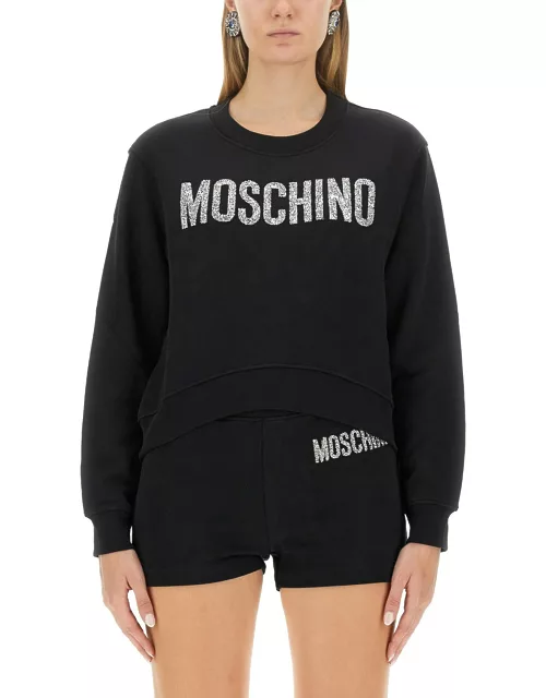 moschino sweatshirt with logo