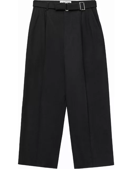 Black cotton trouser