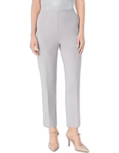 Ann Taylor The High Rise Side Zip Ankle Pant in Bi-Stretch - Curvy Fit
