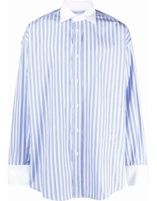 Embroidery striped shirt
