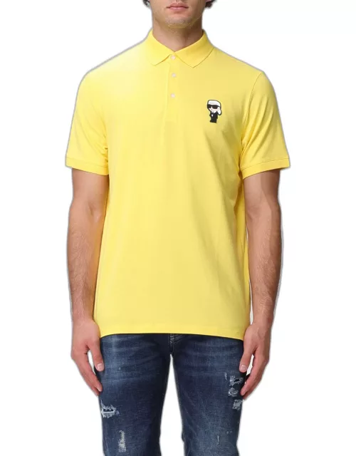Polo Shirt KARL LAGERFELD Men colour Yellow