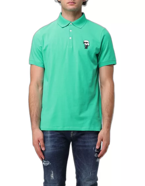 Polo Shirt KARL LAGERFELD Men colour Green