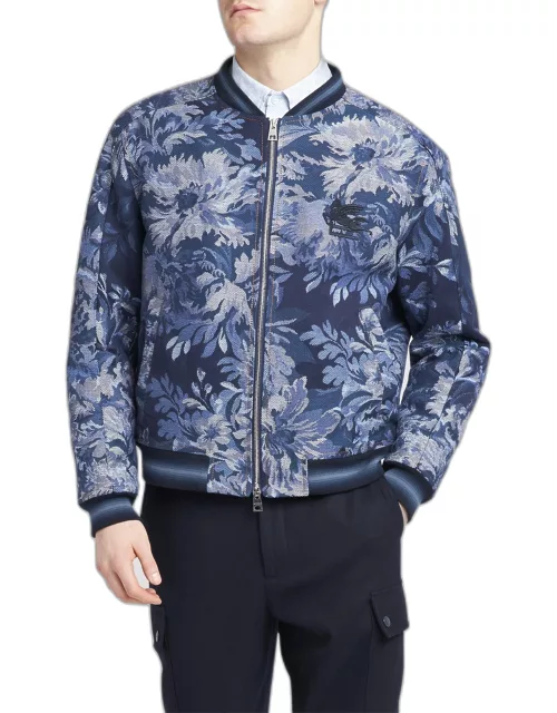 Men's Floral Chintz Bomber Jacket