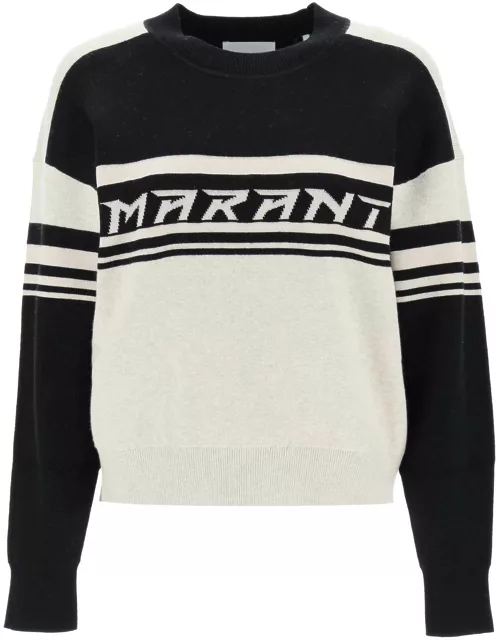 Marant Étoile callie Jacquard Logo Sweater