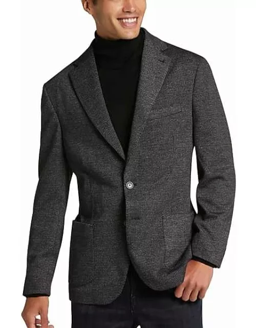 Awearness Kenneth Cole Men's Slim Fit Sport Coat Charcoal Check