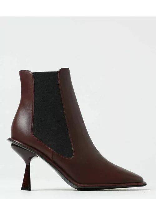Flat Ankle Boots PIERRE HARDY Woman colour Burgundy