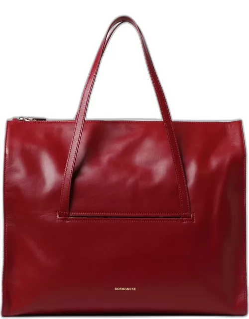 Tote Bags BORBONESE Woman colour Burgundy