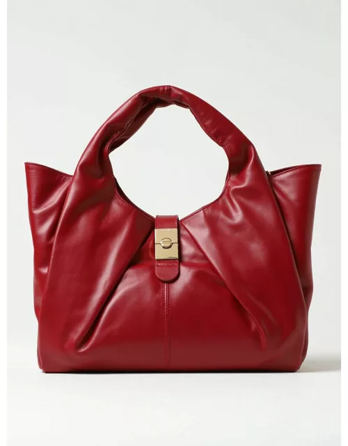 Handbag BORBONESE Woman colour Burgundy