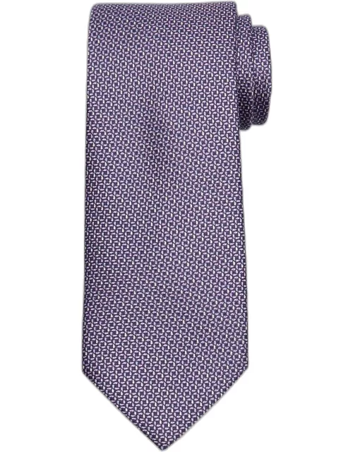 Men's Micro-Circle Silk Tie