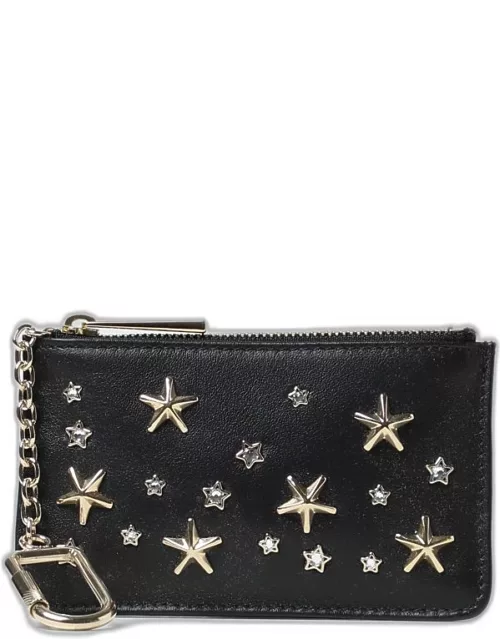 Jimmy Choo leather coin purse with applied star