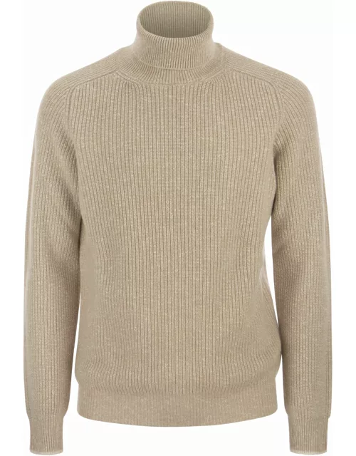 Peserico Wool And Cashmere Turtleneck Sweater