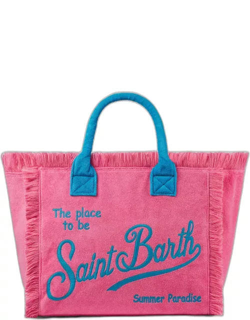 MC2 Saint Barth Vanity Pink Terry Shoulder Bag
