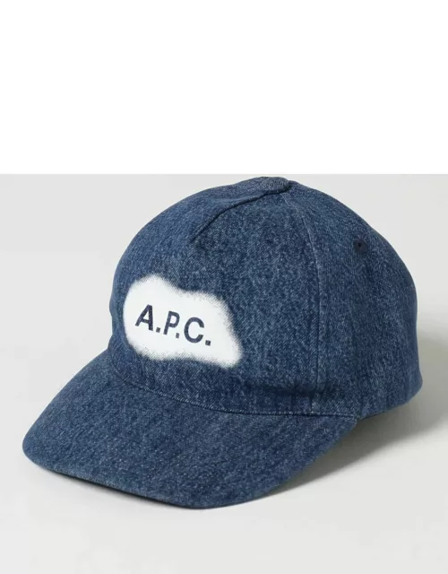 Hat A.P.C. Men colour Indigo
