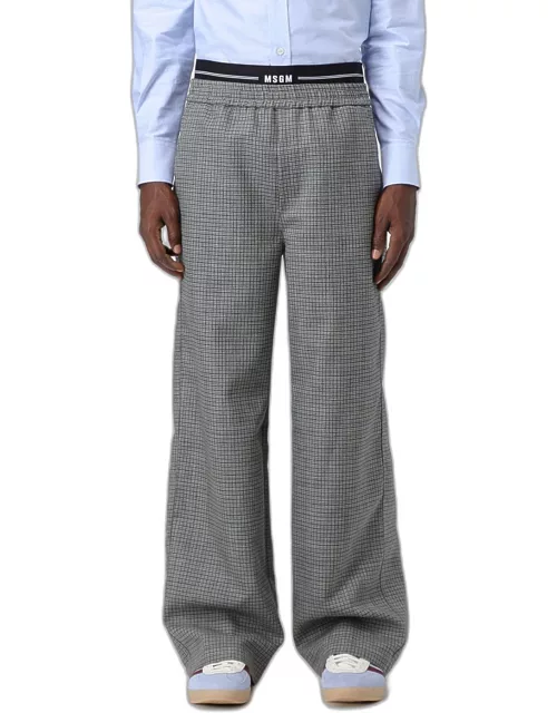 Trousers MSGM Men colour Grey