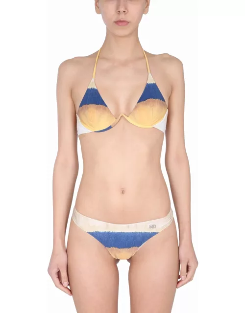 Alberta Ferretti Bikini Set With Tie Dye Print