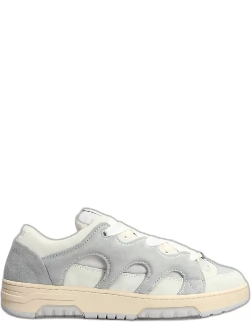 Paura Santha Model 1 Sneakers In Grey Suede