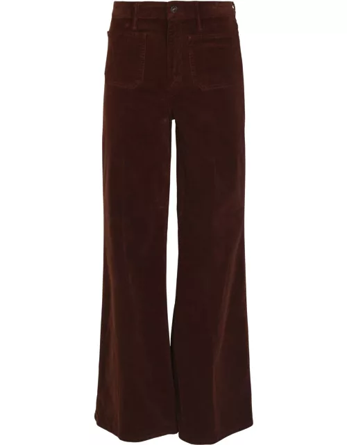 Mother Buttoned Long Trouser