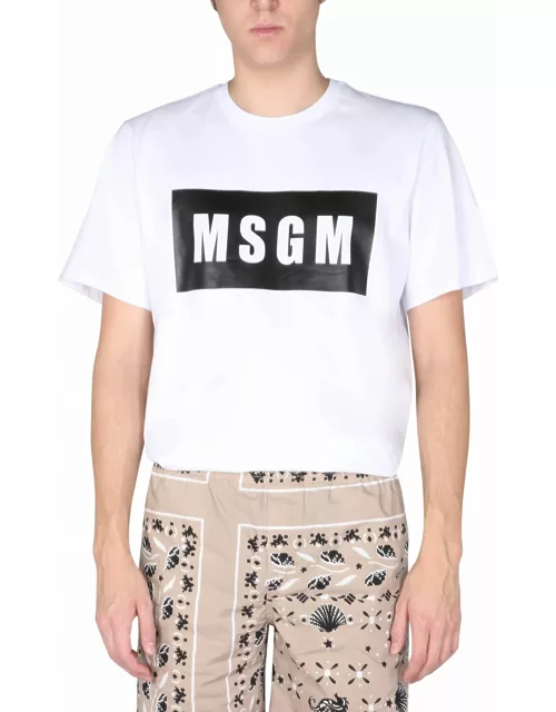 MSGM T-shirt With Logo Box