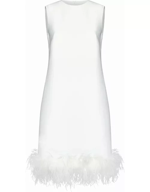 Parosh Dress With Feather
