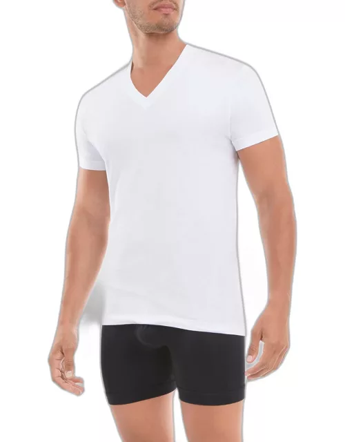 Men's Pima Luxe Slim Fit V-Neck T-Shirt