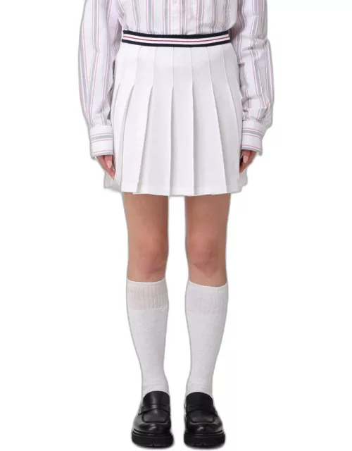 Skirt THOM BROWNE Woman colour White