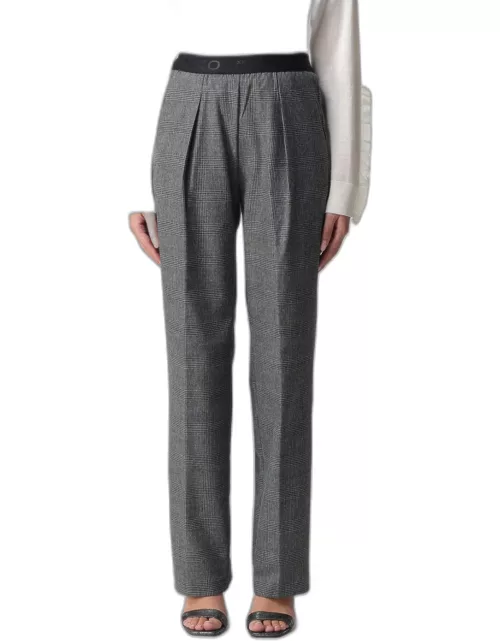 Trousers PINKO Woman colour Grey
