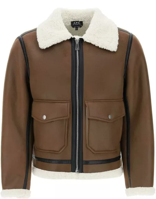 A.P.C. Eco-shearling jacket