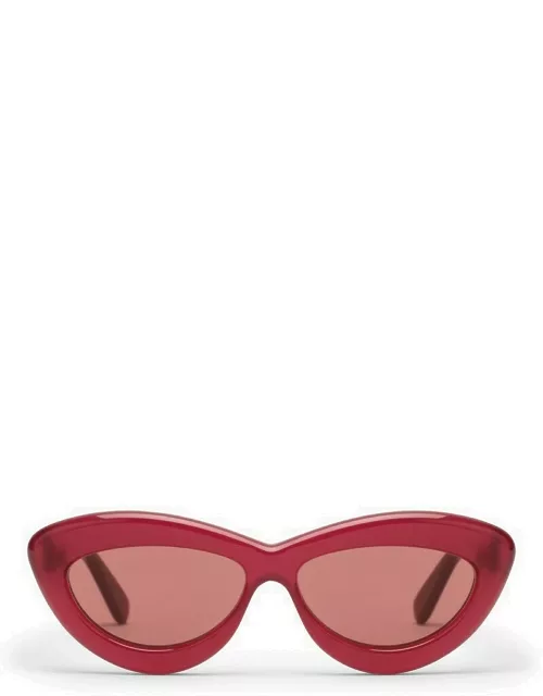 Fuchsia cat-eye sunglasse