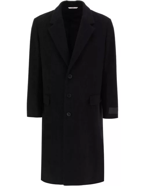 VALENTINO GARAVANI single-breasted wool coat