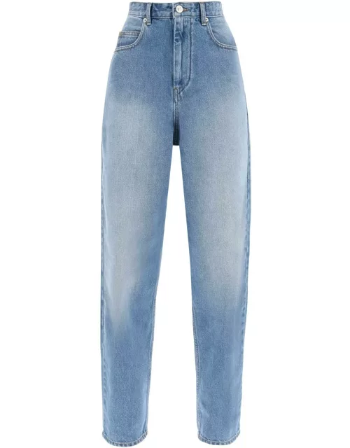 ISABEL MARANT ETOILE 'corsy' loose jeans with tapered cut