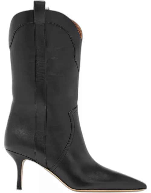 Paloma Leather Stiletto Western Boot