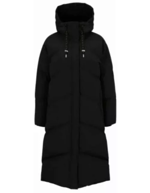 Hooded parka jacket in a regular fit- Black Women's All Gift