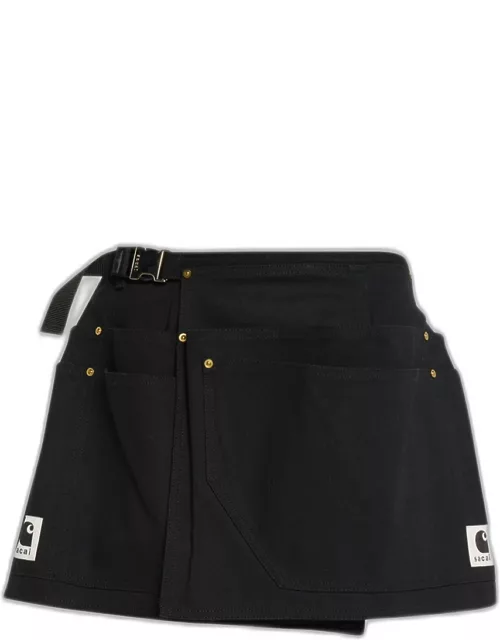 x Carhartt WIP Apron Belted Mini Skirt